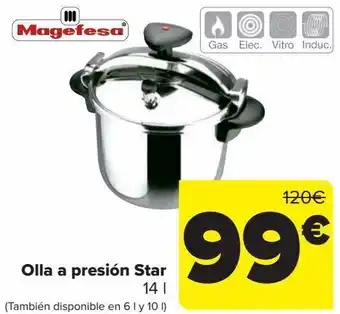 Carrefour Magefesa olla a presión star oferta