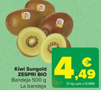 Carrefour Kiwi sungold zespri bio oferta