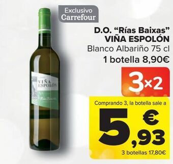 Carrefour D.o. ''rías baixas'' viña espolón oferta