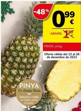 Consum Piña oferta