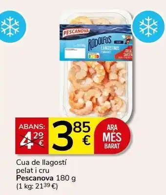 Consum Langostinos crudos pescanova oferta