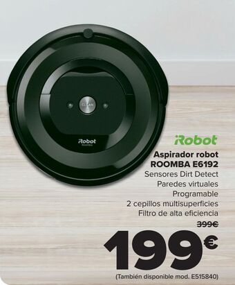 Carrefour Irobot aspirador robot roomba e6192 oferta