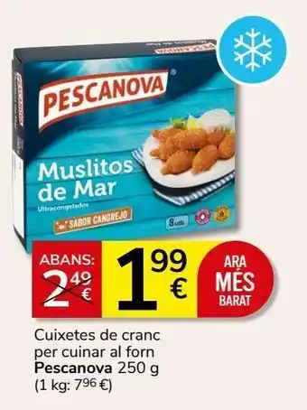 Consum Muslitos de cangrejo pescanova oferta