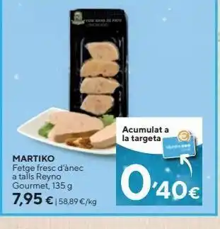 Caprabo Hígado de pato martiko oferta