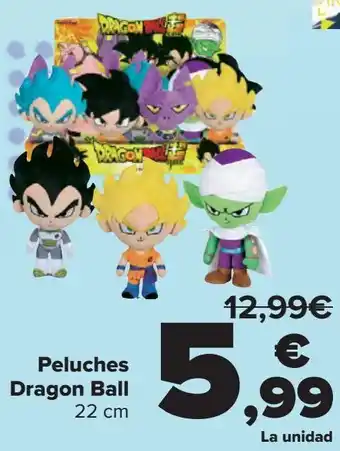 Carrefour Peluches dragon ball oferta
