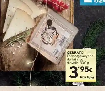 Caprabo Queso de oveja cerrato oferta