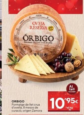 Caprabo Queso de oveja orbigo oferta