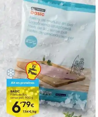 Caprabo Filetes de merluza basic oferta