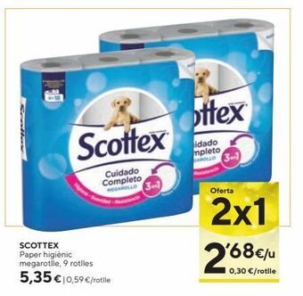 Caprabo Papel higiénico scottex oferta