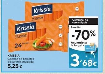 Caprabo Surimi krissia oferta