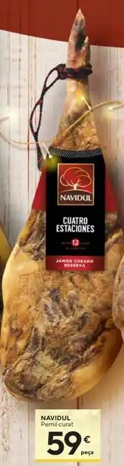 Caprabo Jamón curado navidul oferta