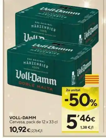 Caprabo Cerveza voll-damm oferta