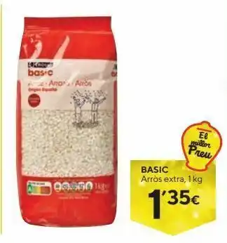 Caprabo Arroz basic oferta