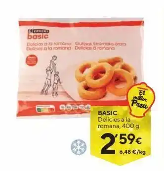 Caprabo Calamares a la romana basic oferta