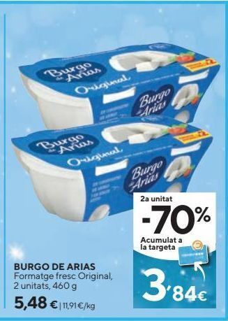Caprabo Queso fresco burgo de arias oferta