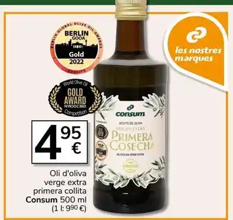 Consum Aceite de oliva virgen extra consum oferta