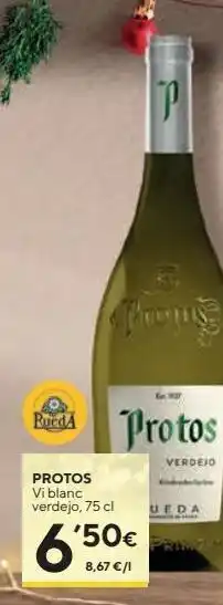 Caprabo Vino blanco protos oferta