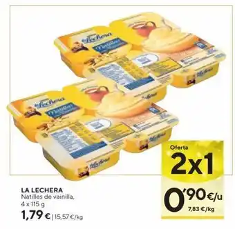 Caprabo Natillas de vainilla la lechera oferta