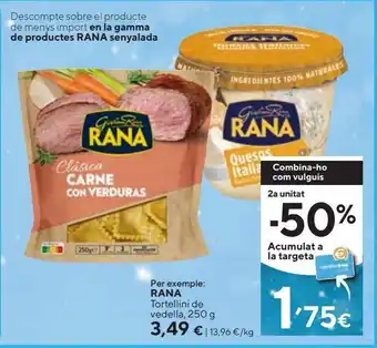 Caprabo Tortellinis rana oferta