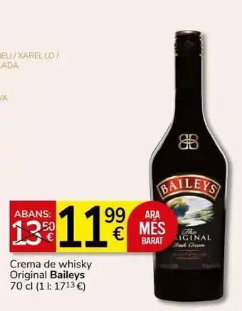 Consum Crema de whisky baileys oferta
