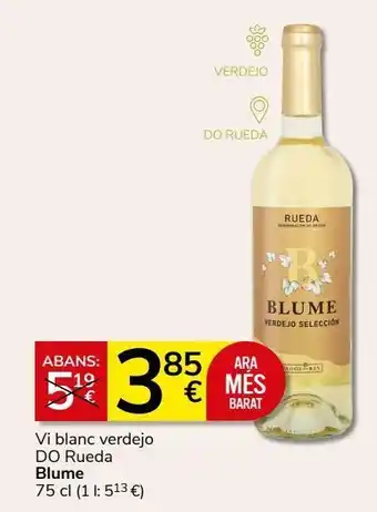 Consum Vino blanco blume oferta