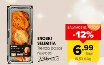 Autoservicios Familia Trenzas de hojaldre eroski oferta