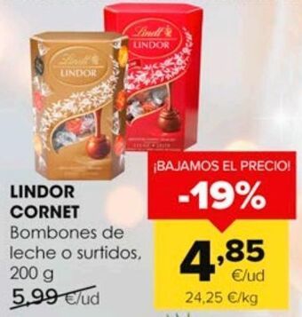 Autoservicios Familia Bombones lindor oferta