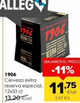 Autoservicios Familia Cerveza sin alcohol 1906 oferta
