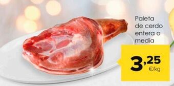 Autoservicios Familia Paleta de cerdo oferta