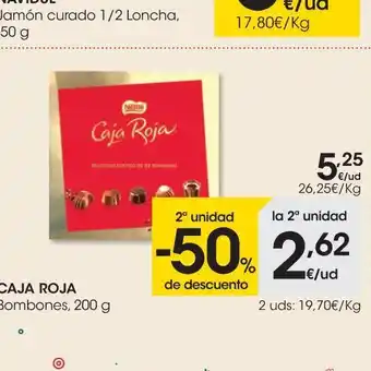 Eroski Bombones caja roja eroski oferta