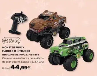 Hipercor Monster Truck Marder O Intruder oferta