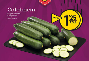 AhorraMas Calabacin oferta