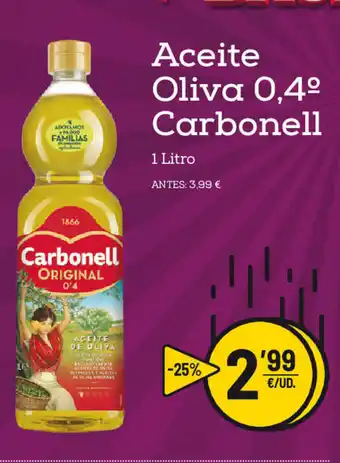 AhorraMas Carbonell Aceite Oliva 0,4° 1L oferta