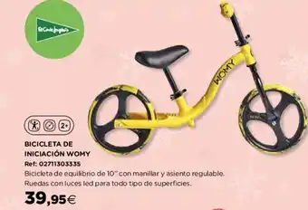 Hipercor Bicicleta De Iniciación Womy oferta