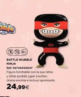 Hipercor Battle Wubble Ninja oferta