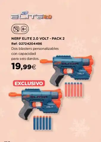 Hipercor Nerf Elite 2.0 Volt-Pack 2 oferta