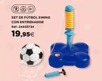 Set De Fútbol Swing Con Entrenador