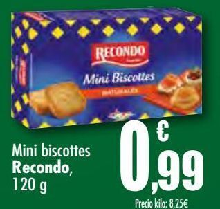 Unide Supermercados Mini biscottes recondo oferta