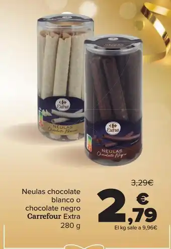 Carrefour Market Neulas chocolate blanco o chocolate negro carrefour oferta