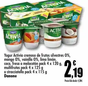 Unide Market Yogur activia cremoso de frutos silvestres oferta