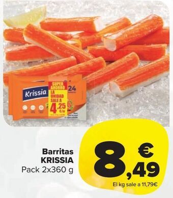 Carrefour Market Barritas krissia oferta