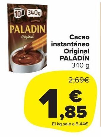 Carrefour Market Cacao instantáneo original paladín oferta