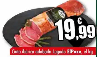 Unide Supermercados Cinta ibérica adobada legado elpozo oferta