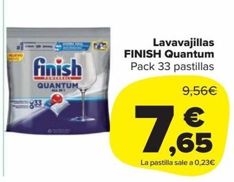 Carrefour Market Lavavajillas finish quantum oferta