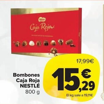 Carrefour Market Bombones caja roja nestlé oferta
