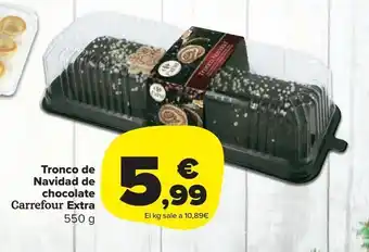 Carrefour Market Tronco de navidad de chocolate carrefour oferta