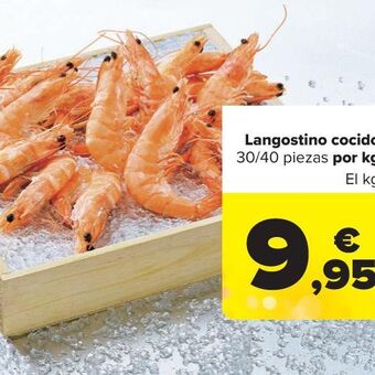 Carrefour Langostino cocido carrefour oferta