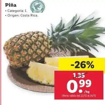Lidl Piña lidl oferta