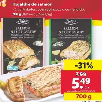 Lidl Hojaldre de salmón lidl oferta