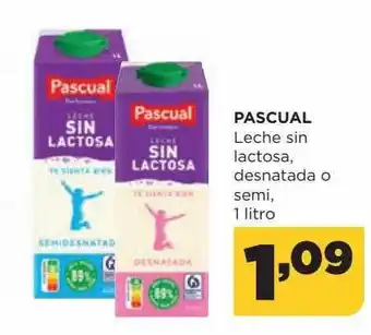Alimerka Pascual leche sin lactosa desnatado o semi oferta